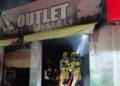 Incêndio atinge loja comercial durante a madrugada em Nossa Senhora da Glória