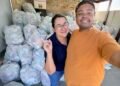 Gordinho do Povo inicia doações das 30 toneladas de alimentos arrecadados na Cavalgada Aribé e amigos